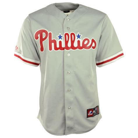 T Realmuto 10 Red T-Shirt. . Grey phillies jersey